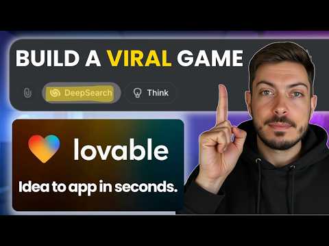 Build Your First AI Game With ZERO Coding (Lovable + Grok 3 + Claude 3.7)